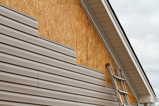 Professional Siding Contractor technician working in Cherryville, PA